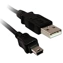 1m USB 2.0 A - 5 Pin Mini B Camera/MP3 Cable