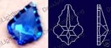 38mm Sapphire Blue French Cut Crystal Prisms#911-38