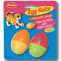 PetSet Egg Rolls Catnip Cat Toy