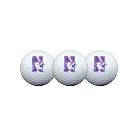 Northwestern Wildcats Ncaa Golf Ball 3-pack