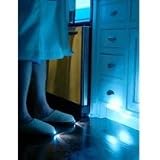 Bright Feet Lighted Slippers - Navy - Large