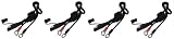 Four (4) Battery Tender 081-0069-6 Ring Terminal Harness with Black Fused 2-Pin Quick Disconnect Plug