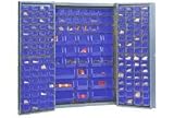 48W Storage Cabinet With Bins