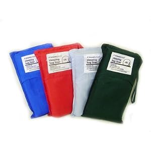 Sleeping Bag Silk Liner - Light Blue