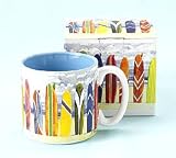 Aloha Beach Surfing Beach Mug/Coffee Cup Designed By Artist Paul Brent