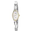 Armitron Women's 753023SIL NOW Diamond Accented Two-Tone Bangle Dress Watch
