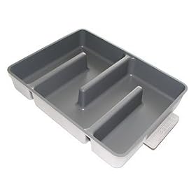 Buy Baker's Edge 9x12x2-in. Nonstick Brownie Edge Pan, Silver. by Baker's Edge