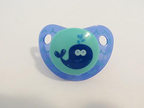 1 Reborn Baby Doll Pacifier WHALE Design With Reusable Putty Non Magnetic AGES 8 YRS+