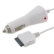 Apple Car Charger for iPod iPhone 3G 3GS (White)
