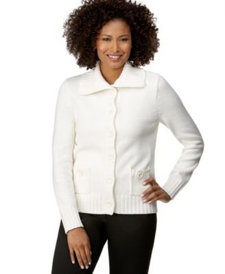 Click here to buy Karen Scott Petite Boyfriend Cardigan by Karen Scott.
