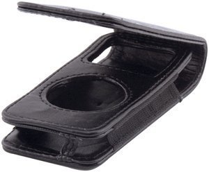 Cellular Innovations Leather Case for iPod nano 1G (Black)