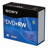 Sony Rewritable DVD+RW - 10 Pack