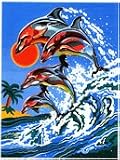  : Junior Paint By Number Set Dolphins