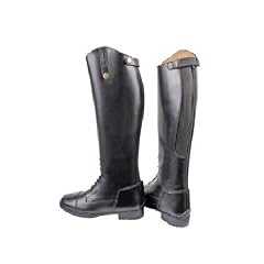 HKM Reitstiefel Field Boots Echt Leder Standardl�nge, schwarz, 46: Weite= 40, H�he= 50,5