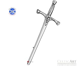 Celtic Art Sterling Silver Kilt Pin (KP028)