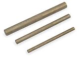Brass Drift Punch Set,3/8,1/2,3/4 In,3Pc Westward 2AJL3