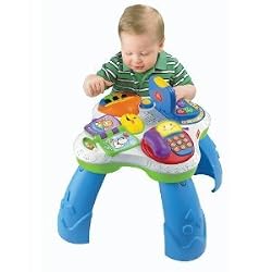 FISHER PRICE LAUGH & LEARN FUN WITH FRIENDS MUSICAL TABLE