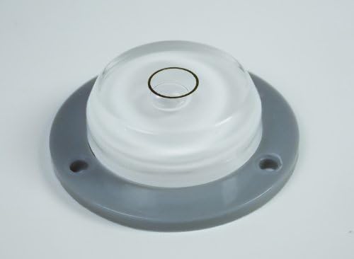 New Turntable Bubble Level+Mountable + White/Gray + Level Turntable a Must+ Being Level Stops Pre-Mature Groove & Stylus Wear