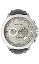 Emporio Armani Men's Chronograph Black Leather Strap Watch