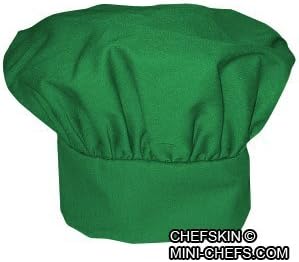 Chefskin Lime Green Big & Tall Chef Hat Extra 2 in Velcro Adjustable Hat