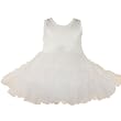 Girls Undergarments WHITE Pageant PETTICOAT Bouffant FULL SLIP Girl 6M-6X