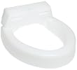 Duro-Med Hinged Elevated Toilet Seat Elongated, White 641-2571-0005 Duro-Med Hinged Elevated Toilet Seat Elongated, White 641-2571-0005