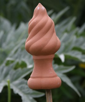 Childrens Toyshop  Outdoor Living : Wigwam Finial, Terracotta - Flame