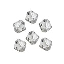 Swarovski Bicones 5301 4mm "Crystal Silver Shade" (50)
