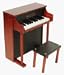 Schoenhut Traditional Spinet w/Bench 25-Key (Mahogany/Black)