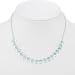 Handmade Glass, Agate & Silver Necklace