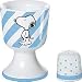 United Labels 0106879 - Best of Snoopy-Classic Eierbecher mit Salzstreuer Porzellan in prämierter Geschenkverpackung