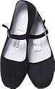 Mary Jane Cotton China Doll Slippers (Black)