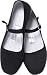 Mary Jane Cotton China Doll Slippers in US Womans Sizes (Black)