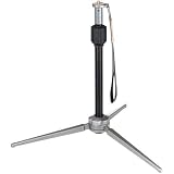 Giottos QU 405B U.pod Mini Compact Tabletop Tripod with Removable Column, Supports up to 11 lbs, Maximum Height 17.3