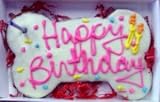 Big Happy Birthday Dog Bone and Birthday Candle