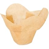 Packnwood "Lotus" Golden-Brown Silicone-Coated Baking Cup