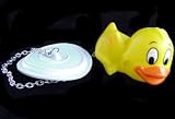 Review AKI  / RUBBER Duck Duckie DUCKY Bath Tub Drain Plug Stopper
