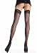 Valentine's Day Sheer Thigh High Nylon Stocking with Lace Top and Back Seam