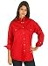 Women's Snap-Front Twill Cotton Shirt w/ Chest Pockets