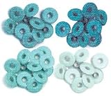 Shimmer Eyelets Wide 32/Pkg - Aqua