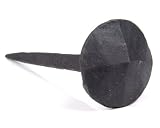Hand Forged Iron Doornails Black #305