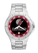 Portland Trail Blazers Mens Pro Ii Sterling Silver Bracelet Watch