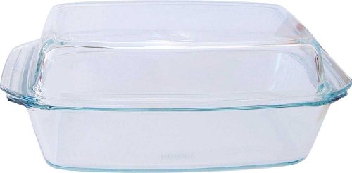 Bohemia Cristal 093/006/031 SIMAX Schüssel eckig mit hohem Deckel 2,8 Liter