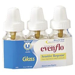 Evenflo Classic Glass Bottle 4 oz, 3-Pack