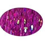 Piz-zaz Hair Extension Shimmer Tinsel Hot Pink + Hairart Brilliance Pin Tail Comb Add Shimmer and Glam to Your Hair That Last 10-12 Weeks