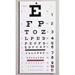 Snellen Eye Chart- 22" L X 11" W