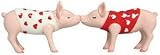 This Little Piggy Heart Sweaters Salt and Pepper Shakers