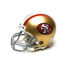 San Francisco 49ers Miniature Replica NFL Throwback Helmet w/Z2B Mask by Riddell