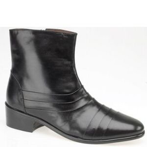 Mens Tycoons Cuban Heel Formal Ankle Boots