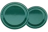 GSI 10.5'' Stainless Rimmed Plate - Forest Green by GSI